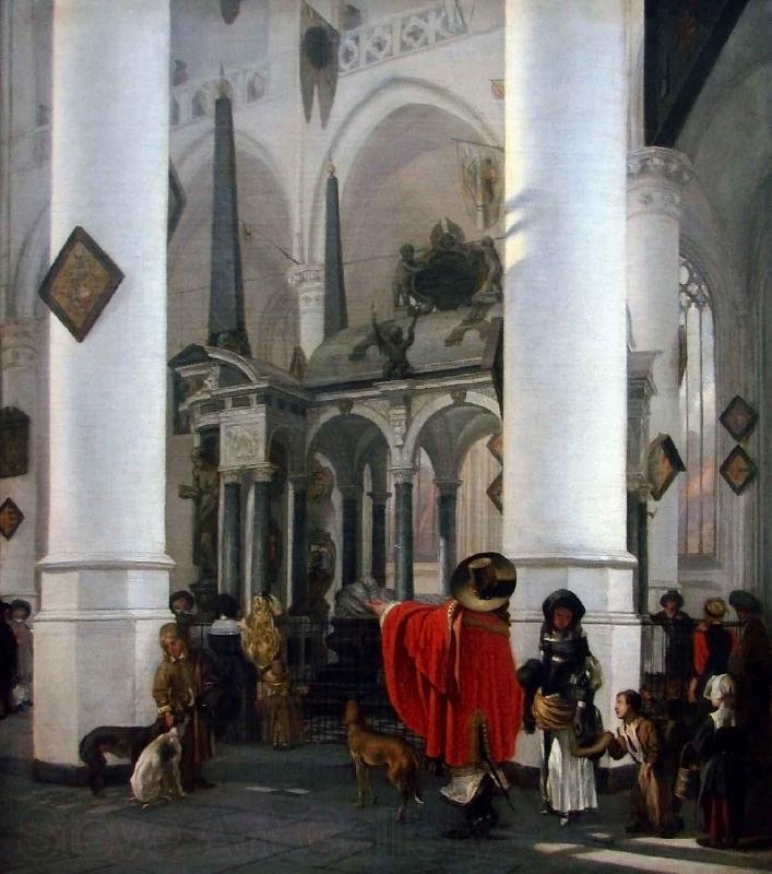 Emanuel de Witte View of the Tomb of William the Silent in the New Church in Delft Germany oil painting art